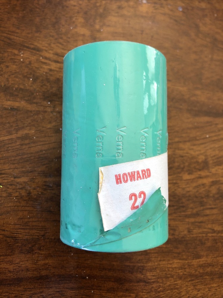 Howard roll Teal green 22k heat press stamping foil tape 3.5”wide 2.25”diam