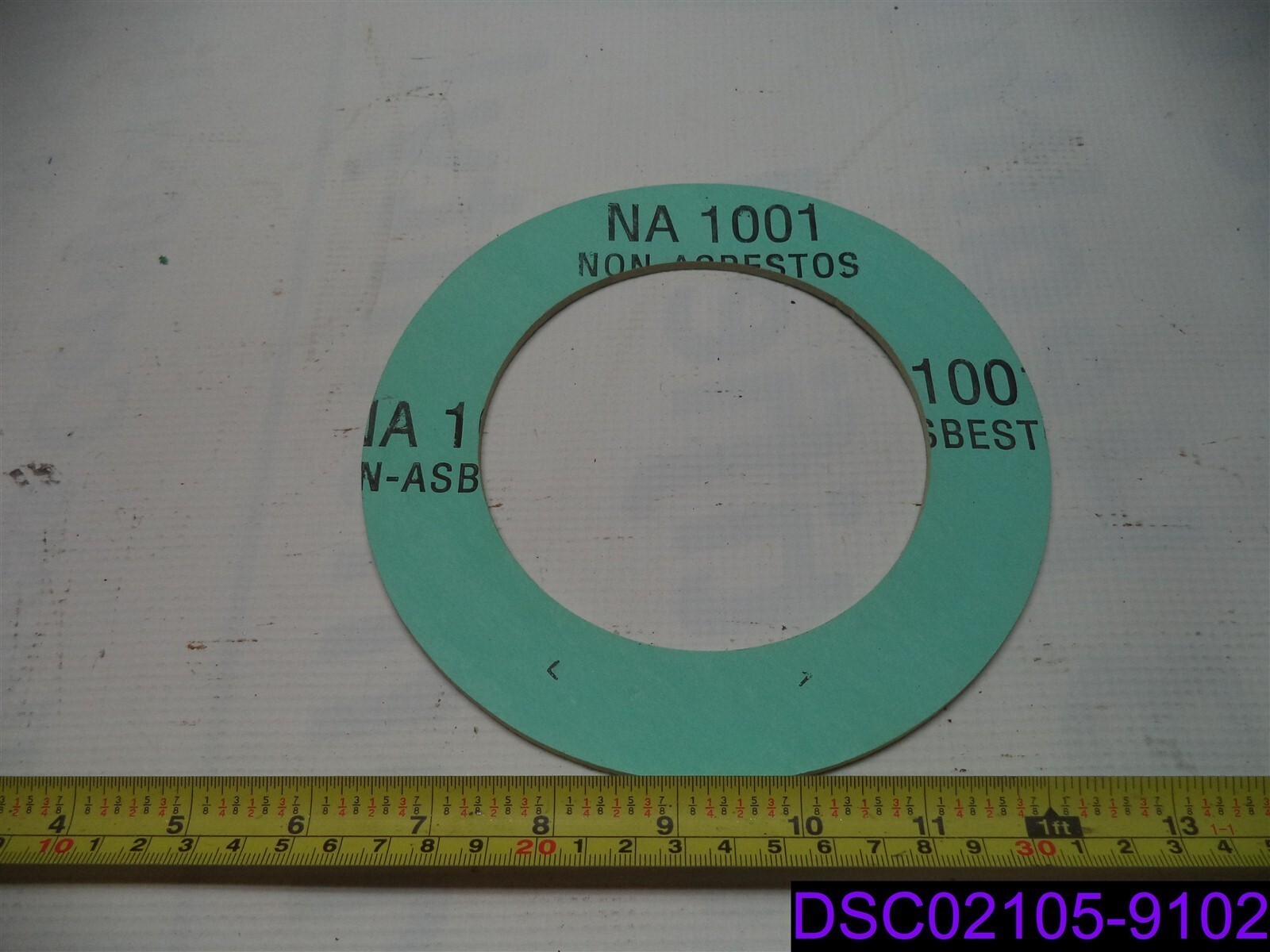 Qty = 3: Teadit NA 1001 Non-Asbestos Gasket 1/8
