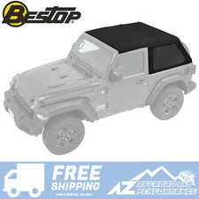 Bestop Trektop NX Soft Top - Black Diamond For '18-Up Jeep Wrangler JL 2 Door