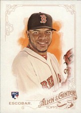 2015 Topps Allen and Ginter #63 Edwin Escobar RC - NM