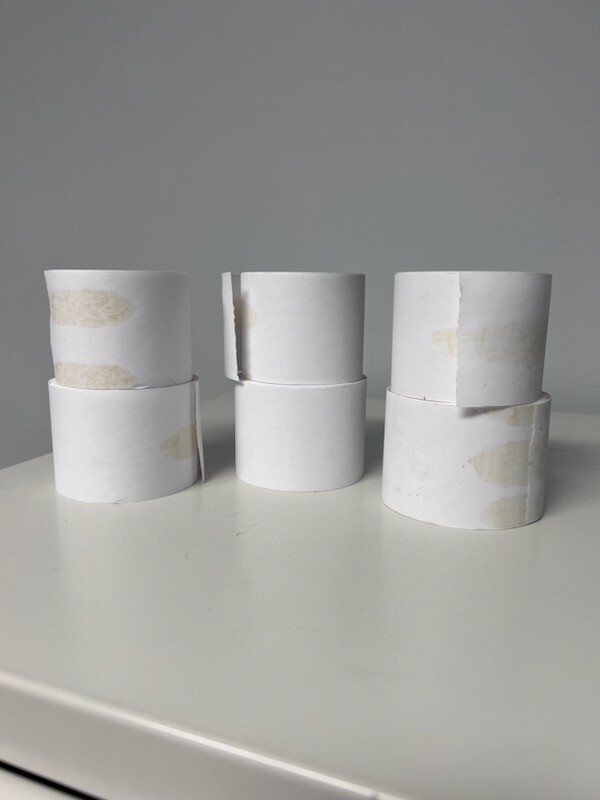 6 Rolls of 2 1/4
