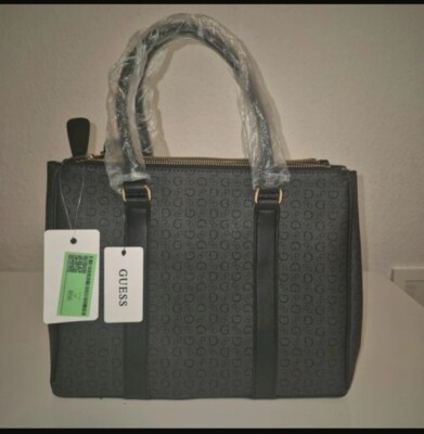 GUESS Illy Convertible Crossbody Handtasche - Schwarz (HWVG 79-70210-BLA)