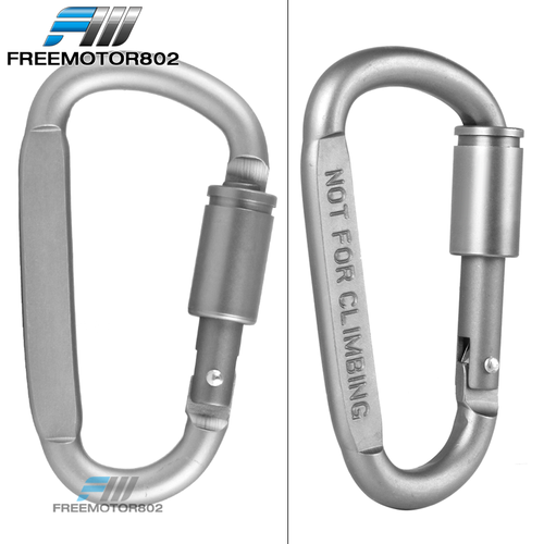 Camping Outdoor Aluminum Alloy Dring Screw Hook Locking Buckle