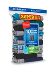 Hanes Boys Boxer Briefs 10-Pack Comfort Flex Waistband Tagless Assorted Printed