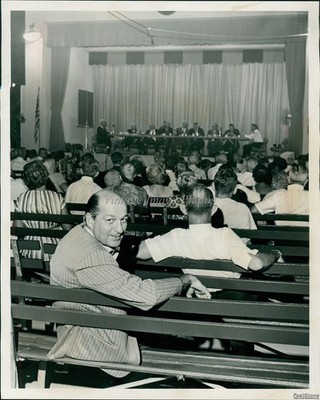 1964 Bernard Frank Vice Mayor Refuses To Join Tax Discussion Politics Photo 8x10