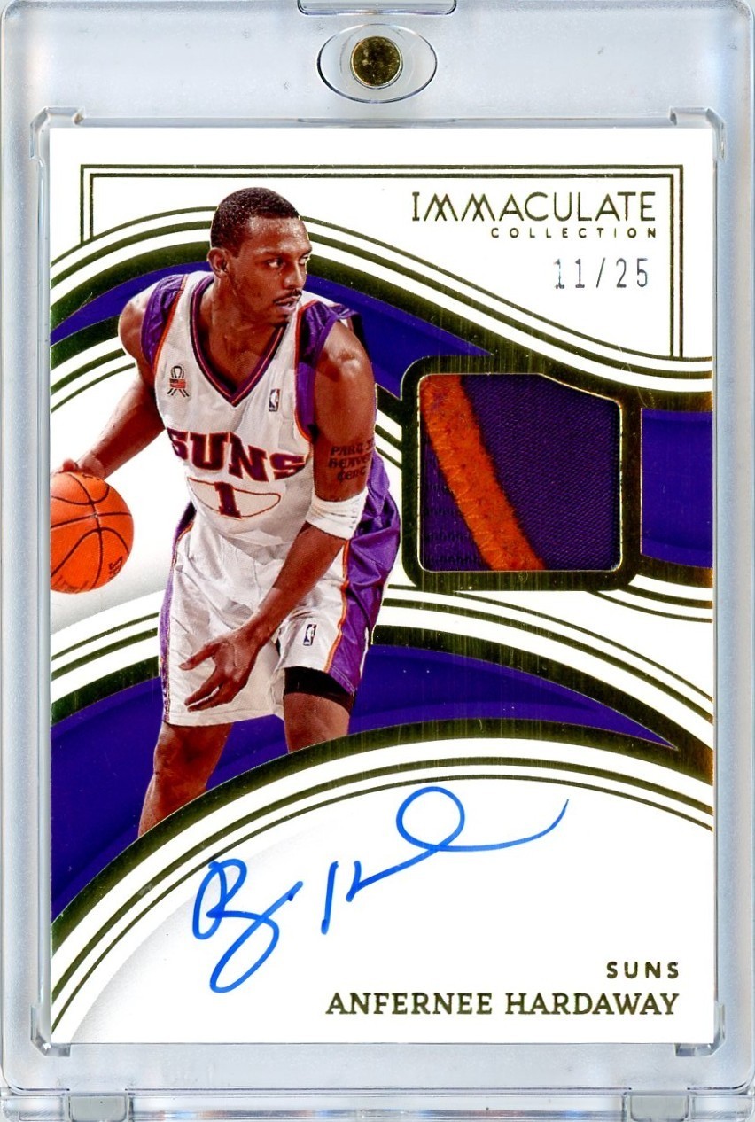 2022-23 Panini Immaculate Collection Anfernee Hardaway Patch Auto /25 Suns #ANF