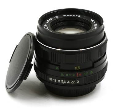 NEW! Helios 44M-5 58mm f/2 M42 Vintage Lens Swirly Bokeh Biotar
