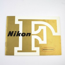 Nikon F - 35mm Camera - Original User Booklet - Instruction Manual