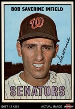 1967 Topps #27 Bob Saverine Senators 7.5 - NM+