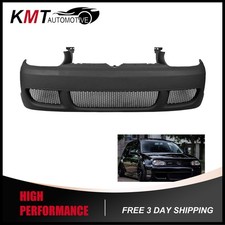 Front Bumper Cover W Black Grille For 1999-2005 Volkswagen Golf Mk4 R32 Style