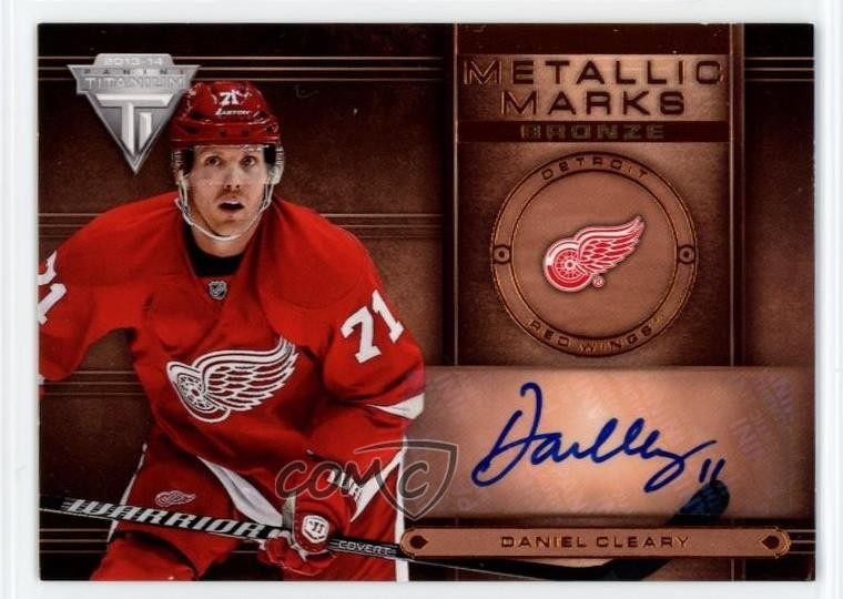 2013-14 Panini Titanium Metallic Marks Bronze Daniel Cleary #MM-9 Auto 1u5y