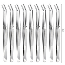 10 College Cotton Dressing Plier 6" Dental Instruments Premium Stainless Steel