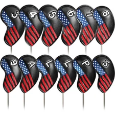 Golf Iron Covers Club Head Covers for Iron Wedges fits for All Brand