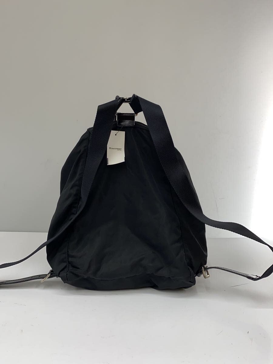 PRADA backpack rucksack -- Black solid Used - image 3