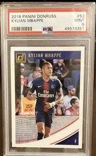 Panini Donruss 2018-19 Kylian Mbappé #53 PSA 9 Paris Saint-Germain Soccer