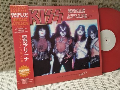 Kiss 33t LP 12'' Sneak Attack Live 77 Part 2, LTD 100 PCS Red Record 2012 NM! 