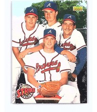 1993 Upper Deck Team Stars Strike Force Greg Maddux / Tom Glavine / Smoltz #472
