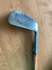 Antique Hickory Wood Shaft Tom Stewart Spade Mashie Stamped For Alex Smith Golf 