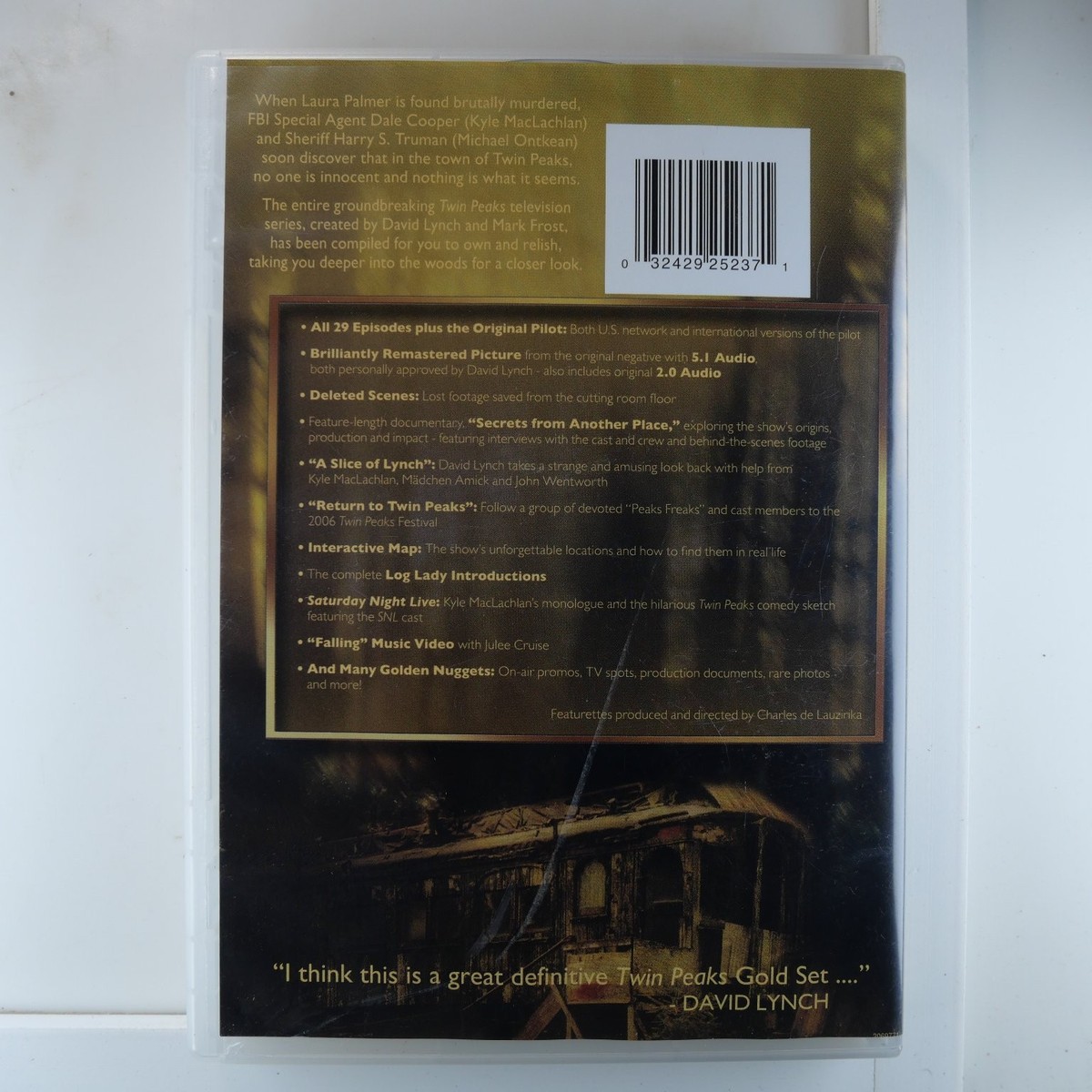 Twin Peaks DVD 2007 Definitive Gold Box Edition David Lynch Kyle