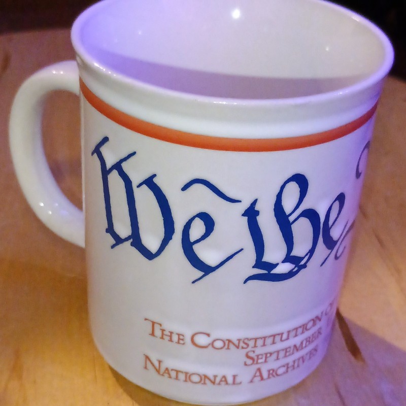 Vintage "We the People" National Archives Mug