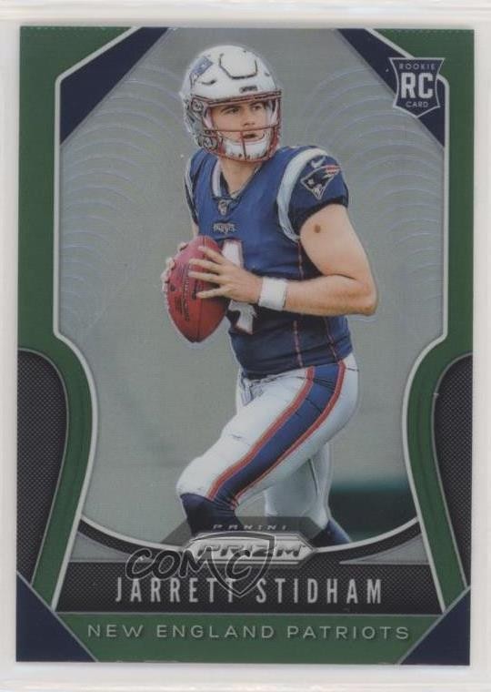 2019 Panini Prizm Rookies Green Prizm Jarrett Stidham #308 1p5
