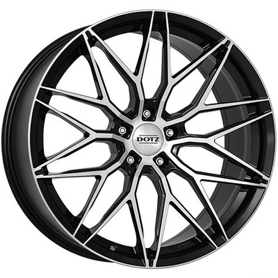 ALUFELGE DOTZ SUZUKA DARK 8.5X19 5X112 BLACK/POLISHED FC6