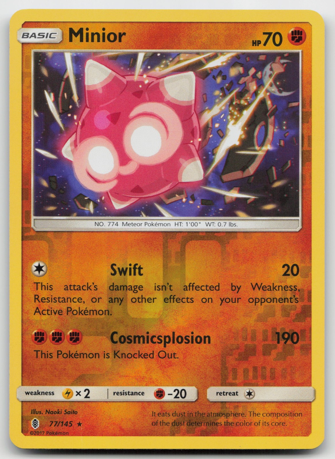 Minior Holo Rare SM - Guardians Rising 77/145 NM