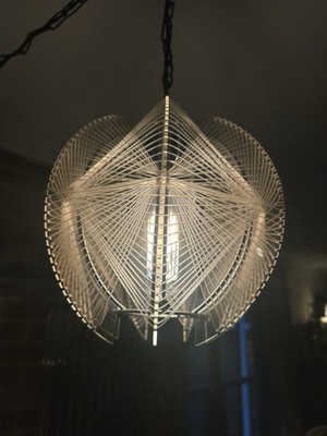 Paul Secon Style Ceiling Light Shade MCM Space Age