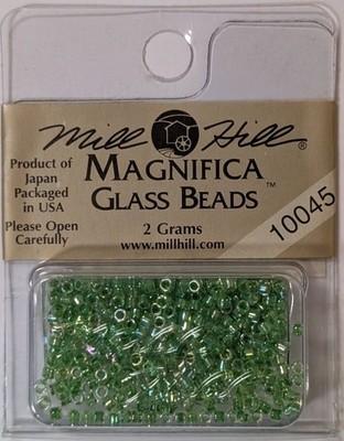 Mill Hill MAGNIFICA Beads #10045 Opaline Jade 2g Pack Discontinued NOS