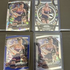 Satou Sabally Mercury 2025 Panini Prizm 4 Card Lot Ice, Blue Velo, Silver Kaleid