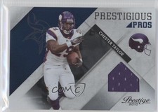 2010 Playoff Prestige Prestigious Pros Blue Materials /250 Chester Taylor #6 1s6