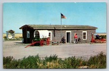 Postal V. A. Kear's Sod House Museum Colby Kansas Prairie Homestead