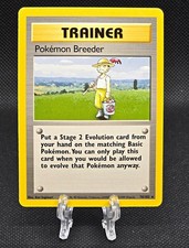 WotC Pokemon Breeder 76/102 – Base Set (1999) Rare Regular Unlimited English