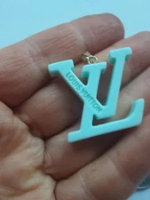 1 pieces   1.3  inch zipper pull  blue