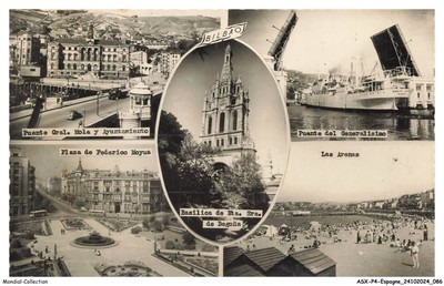 ASXP4-0270-SPAIN - BILBAO - Basilica of nta-sra de bagona - Las arenas - Pue