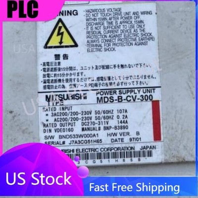 Mitsubishi MDS-B-CV-300 Power Supply Unit Removed From The Working Machine