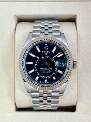 NEW 2026 Rolex Sky-Dweller 42mm 336934 Jubilee Black Dial | eBay