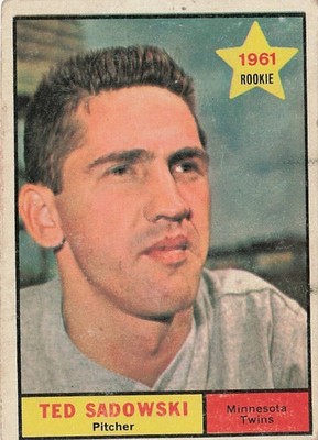 1961 Topps - Ted Sadowski #254 - Set Break!! VG/EX - Combined Shipping!!