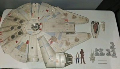 Hasbro Star Wars Legacy Collection Millennium Falcon Working SFX Incomplete 