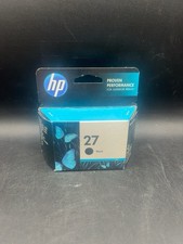 Genuine HP 27 Black Ink Cartridge C8727AN OEM New Open Box Exp Mar 2014