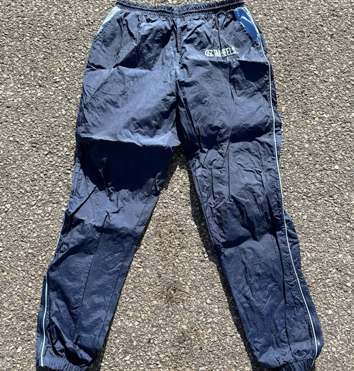 Vintage University North Carolina Tarheels 90s Pro Player Track Wind Pants 2XL