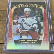 2025 Upper Deck Stature Alexis Lafreniere /249