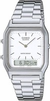 Casio Vintage AQ-230A-7DMQ Analog Digital Dual Time Unisex Uhr Weiß