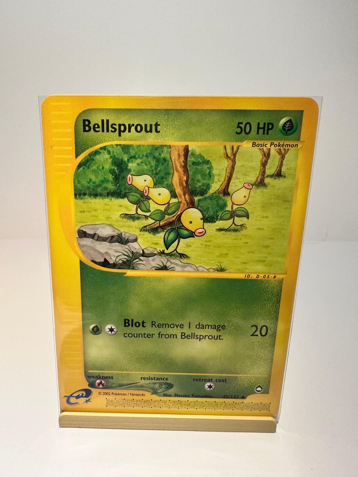 Bellsprout 45 Uncommon Aquapolis Pokemon Near Mint
