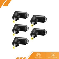 5 x DC Power Connector 90 Degree Right Angle 4.0mm x 1.7mm Male to 5.5mm x 2.1mm