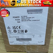 Allen-Bradley 25B-D1P4N104 Powerflex 525 AC Drive 0.5HP 0.4KW New US Free Tax