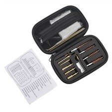Kit de limpieza de pistola para.22 .357 .38 9 mm .45 Cal. Pistola para rifle con estuche