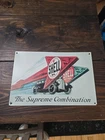 SHELL GAS AND OIL VINTAGE STYLE METAL SIGN