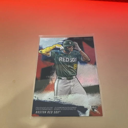 Roman Anthony RARE ROOKIE HOLO FOIL REFRACTOR TOPPS RC CARD RED SOX 💎