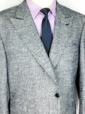 48L Canali 1934 Su Misura 2 Button Blazer Sport Coat Ticket Surgeon Italy 58L